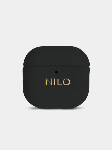 Black AirPods 4 Case - Alcantara Hülle (2. Generation)
